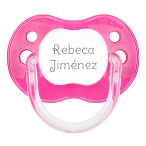 Chupete New Classic Personalizado Fucsia