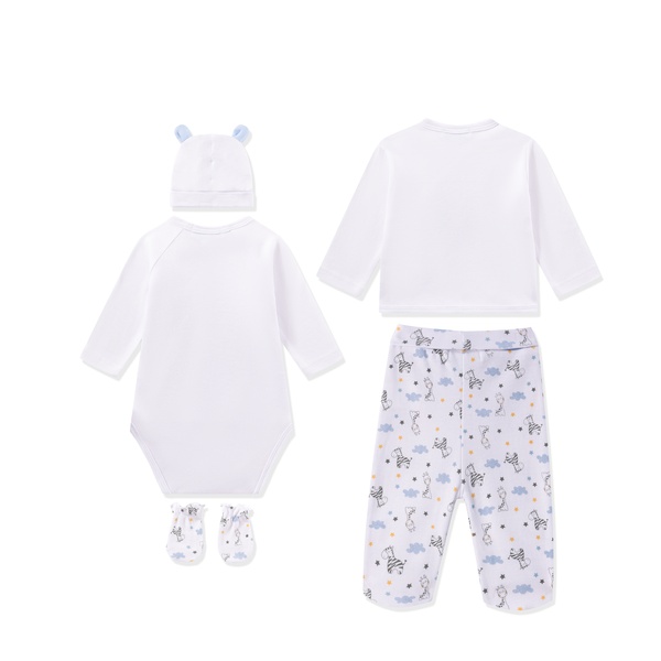 Set nacimiento Cebra celeste-gris - Imagen 3