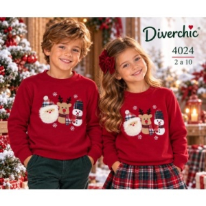 Sudadera Noel roja